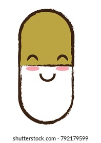 kawaii pill icon