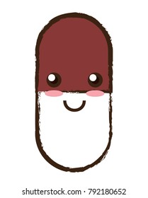 kawaii pill icon