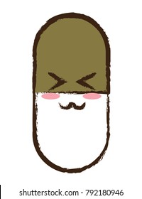 kawaii pill icon