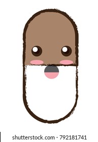 kawaii pill icon