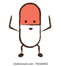 kawaii pill icon