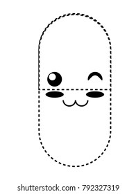 kawaii pill icon image