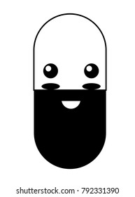 kawaii pill icon image