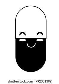 kawaii pill icon image