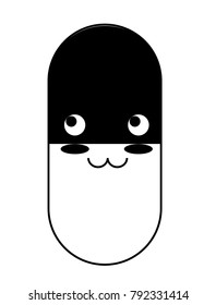 kawaii pill icon image