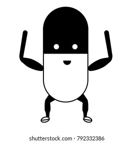 kawaii pill icon image