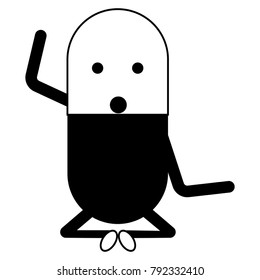 kawaii pill icon image