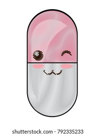 kawaii pill icon image