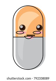 kawaii pill icon image