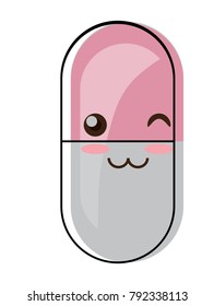 kawaii pill icon image