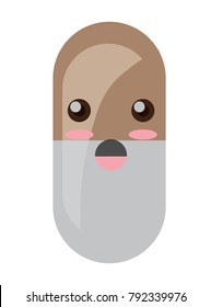 kawaii pill icon image