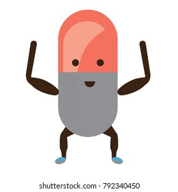 kawaii pill icon image