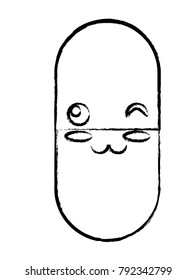 kawaii pill icon image