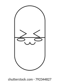kawaii pill icon image