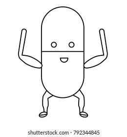 kawaii pill icon image