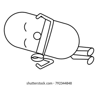 kawaii pill icon image