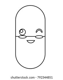 kawaii pill icon image