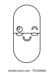 kawaii pill icon image