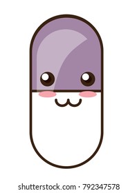 kawaii pill icon image
