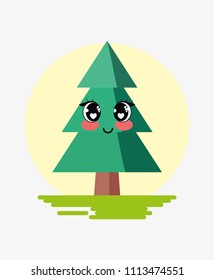 kawaii pine icon