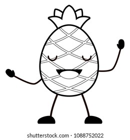 kawaii pineapple icon
