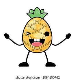 kawaii pineapple icon