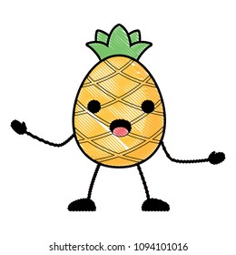 kawaii pineapple icon