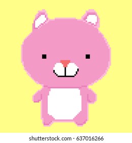 kawaii  pixel art cute animal