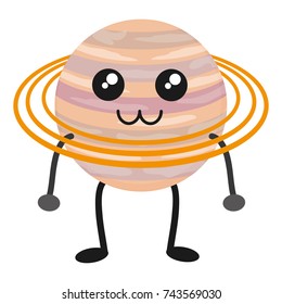 kawaii planets design