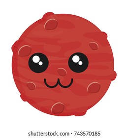 kawaii planets design
