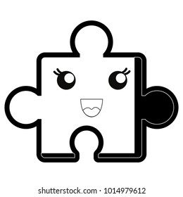 kawaii puzzle icon