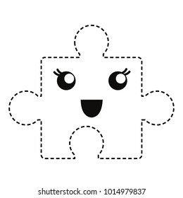 kawaii puzzle icon
