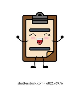 kawaii report table icon