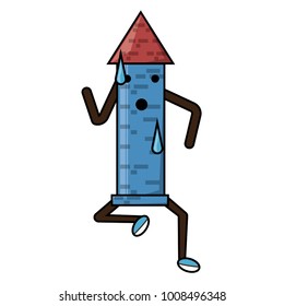 Kawaii rocket icon