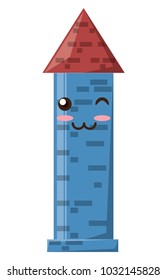 Kawaii rocket icon