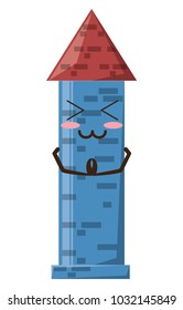 Kawaii rocket icon