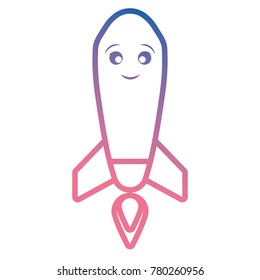 kawaii rocket icon