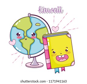 Kawaii school utensils