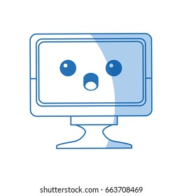 kawaii screen monitor computer device