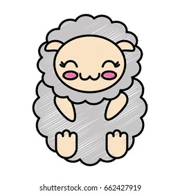 kawaii sheep icon
