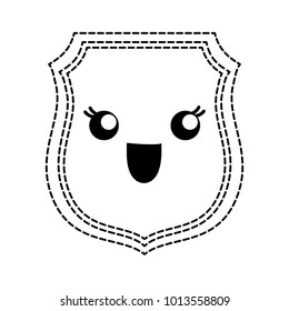 kawaii shield icon