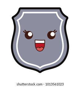kawaii shield icon