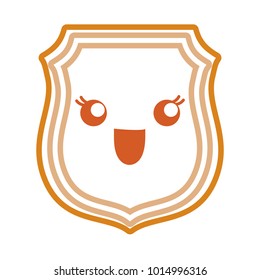 kawaii shield icon