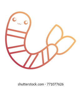 kawaii shrimp icon