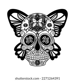 Kawaii Skull Logo Brings a Cute Twist to a Classic Design