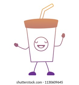 Kawaii soft drink icon