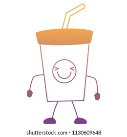 Kawaii soft drink icon