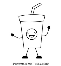 Kawaii soft drink icon