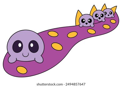 Kawaii Spooky Path Cute Halloween Trail