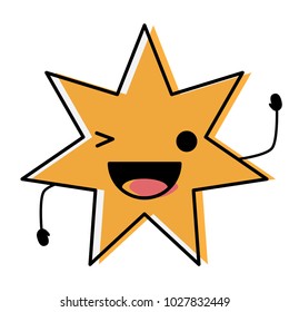 Kawaii star icon